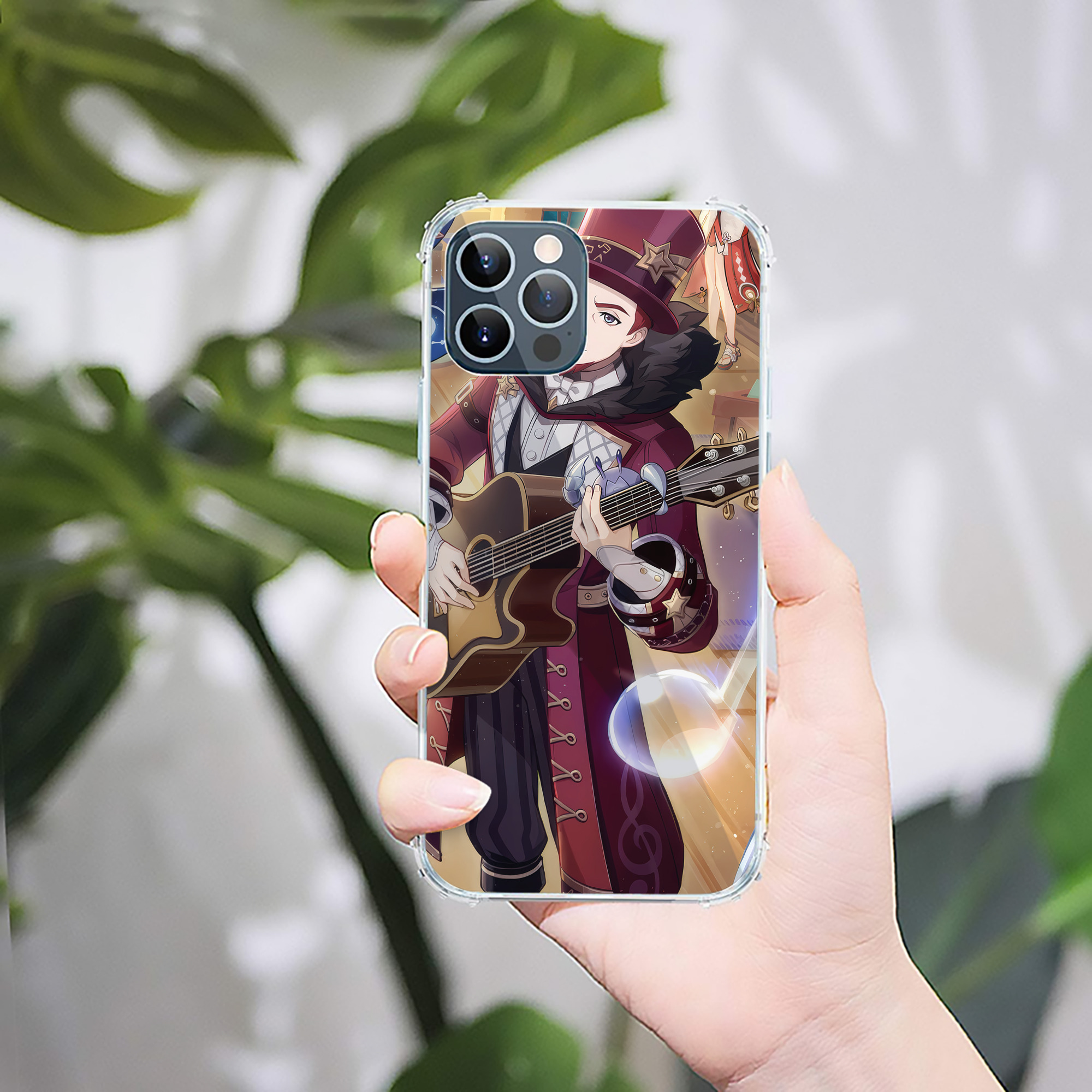 げんし神 genshin 【iPhone 12シリーズ対応】透明スマホケース（クリアソフトケース）